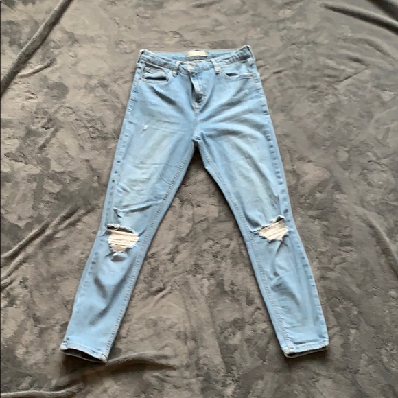 Topshop Denim - Topshop distressed jeans